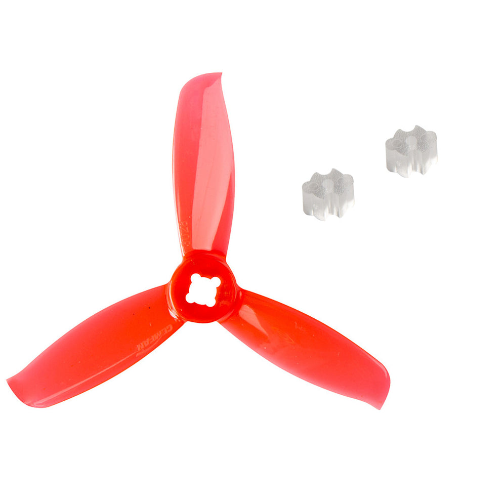 Gemfan Windancer 3028 3-Blade Propeller – Clear Red (2 Pairs)