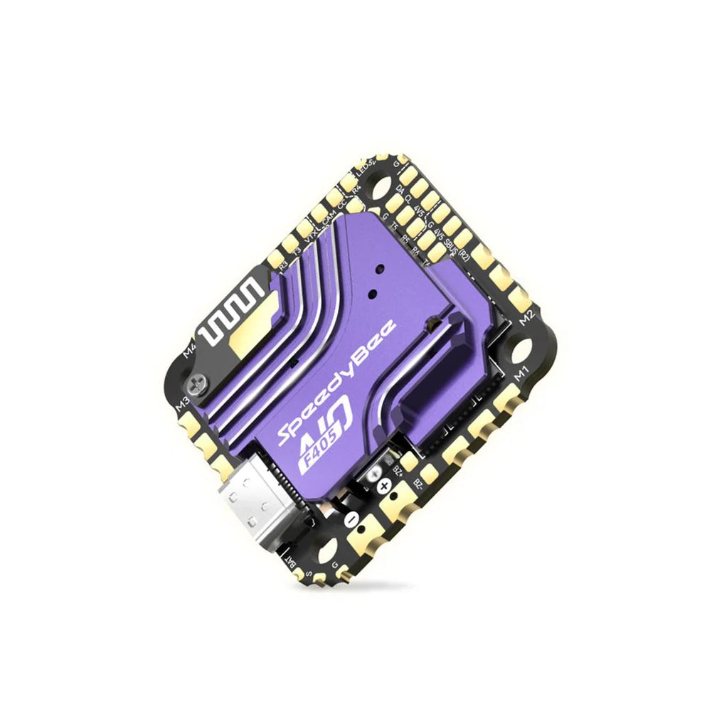 SpeedyBee F405 40A Bluejay 3-6S AIO Flight Controller/ESC – 25.5x25.5mm