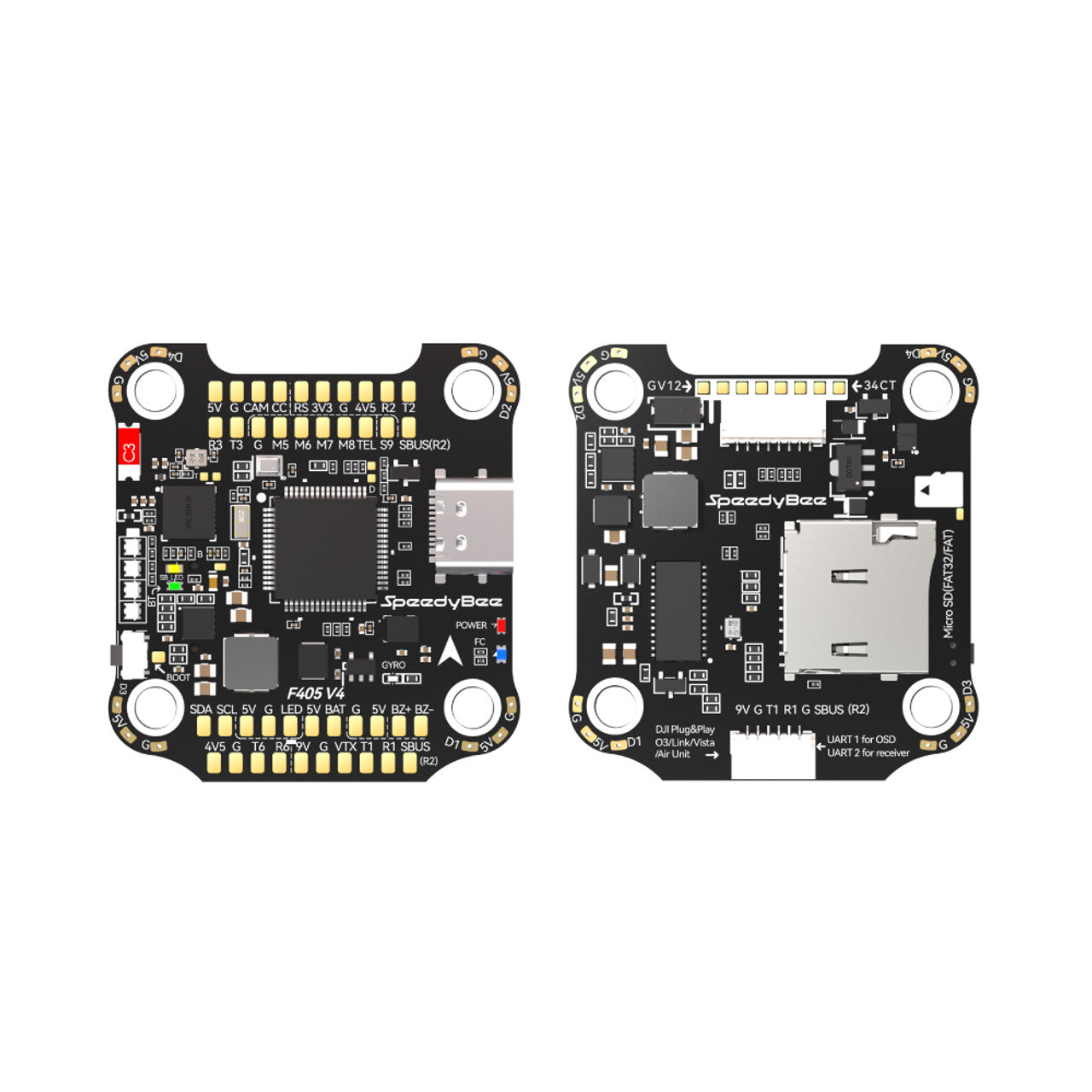 SpeedyBee F405 V4 BLS 60A 30x30 FC & ESC Stack – High-Performance 3-6S Flight Controller and ESC Combo