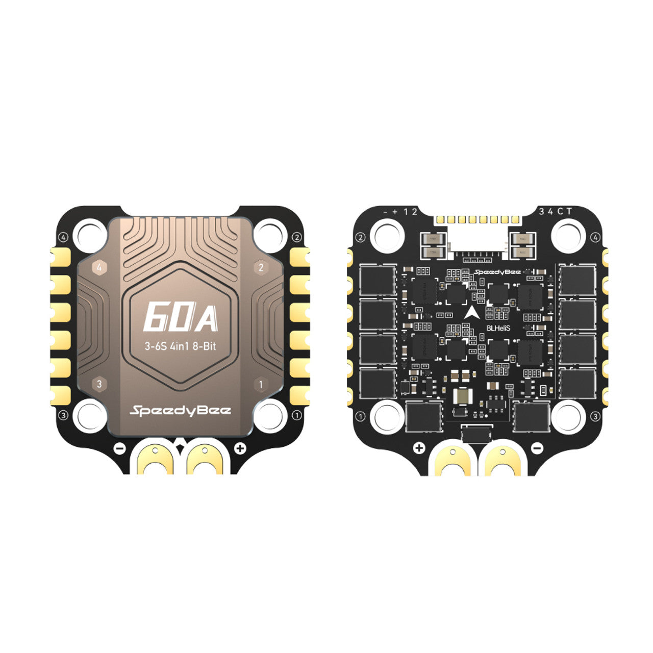 SpeedyBee F405 V4 BLS 60A 30x30 FC & ESC Stack – High-Performance 3-6S Flight Controller and ESC Combo