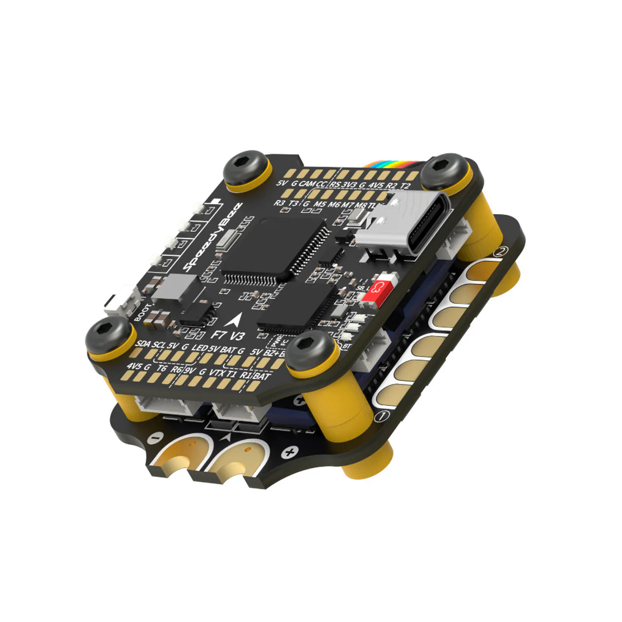 SpeedyBee F7 V3 Stack with 50A 3-6S BLHeli_32 128K ESC – 30x30mm