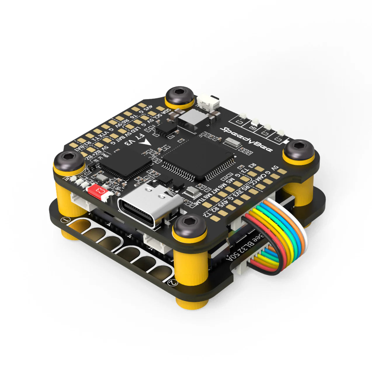 SpeedyBee F7 V3 Stack with 50A 3-6S BLHeli_32 128K ESC – 30x30mm