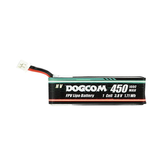 DOGCOM 450mAh 1S 4.35V HV 100C LiPo Battery - PH2.0