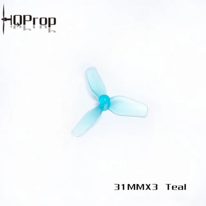 HQ Ultralight Whoop Prop 31MMx3 1.2x1.1x3 PC 1mm Shaft (2CW+2CCW) - Choose Color