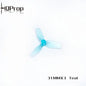 HQ Ultralight Whoop Prop 31MMx3 1.2x1.1x3 PC 1mm Shaft (2CW+2CCW) - Choose Color