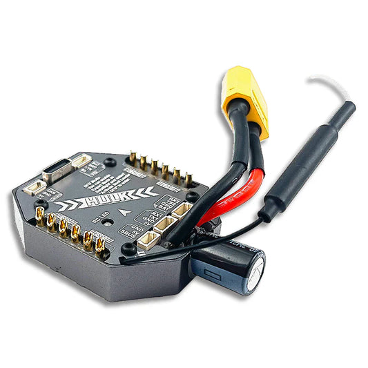 DarwinFPV HULK AIO F411 Flight Controller 45A 3-6S ESC ELRS 2.4GHz - 25x25mm