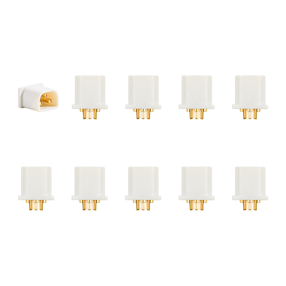 BETAFPV BT3.0 white male connectors pack of 10 for 1S micro FPV drones