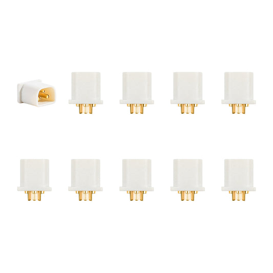 BETAFPV BT3.0 white male connectors pack of 10 for 1S micro FPV drones