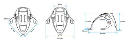 BETAFPV Canopy for DJI O4 Air Unit – White