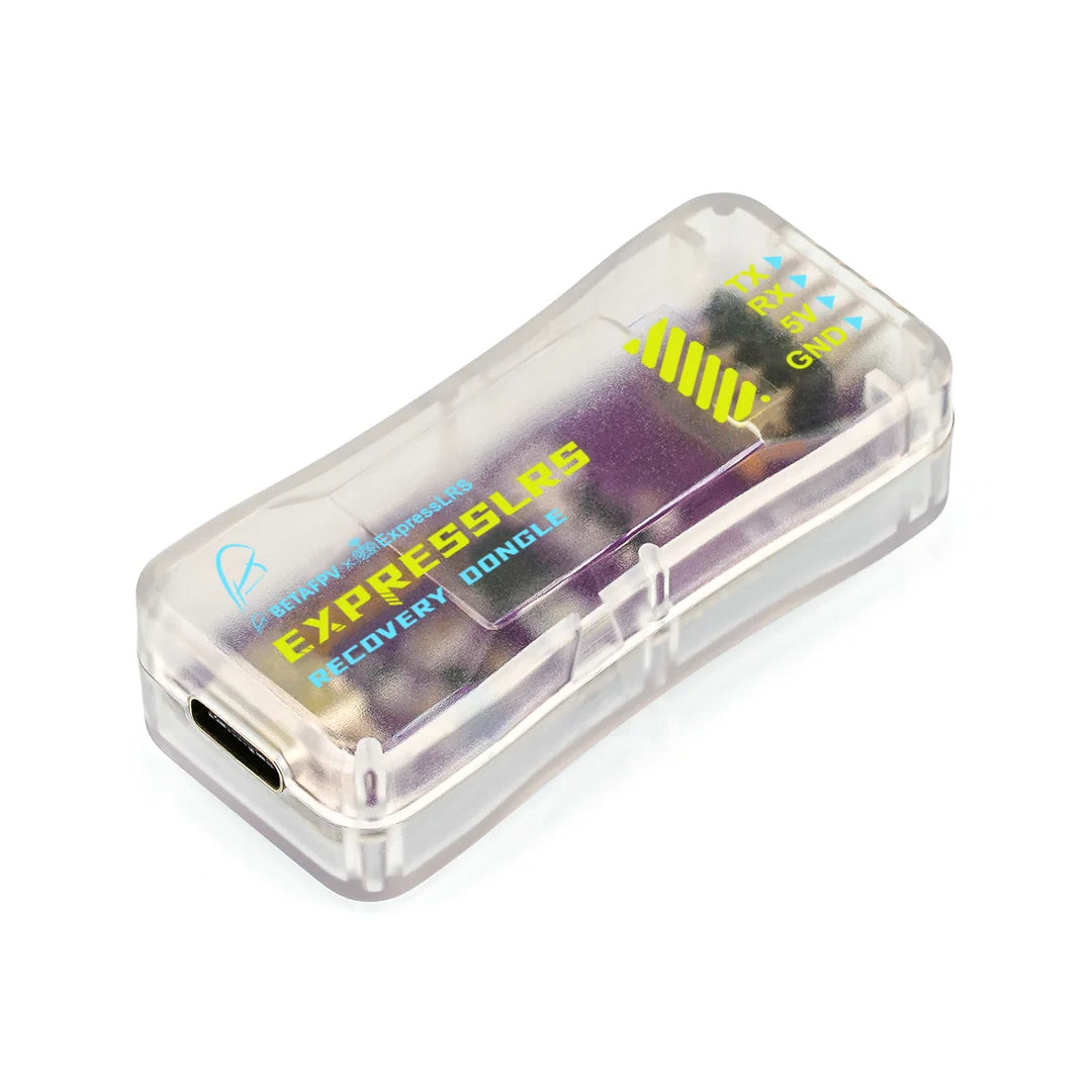 BETAFPV ExpressLRS Recovery Dongle USB-C CP2102 firmware flashing tool with probe adapter for ELRS receivers