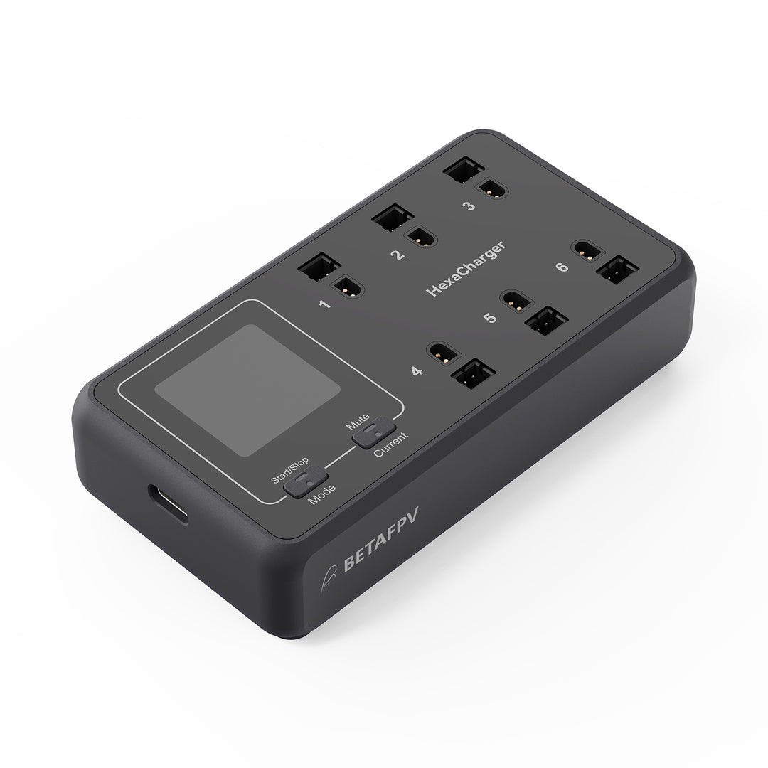 BETAFPV HexaCharger 1S Battery Charger – 6 Port Whoop Charger