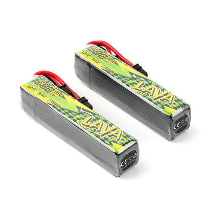 BETAFPV LAVA II 3S 680mAh 95C LiPo battery 2 pack for FPV freestyle and cinewhoop drones