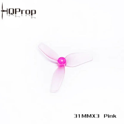 HQ Ultralight Whoop Prop 31MMx3 1.2x1.1x3 PC 1mm Shaft (2CW+2CCW) - Choose Color