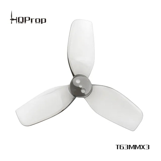 HQProp Durable DT63MMX3 V2 Tri-Blade 63mm Cinewhoop Prop (2CW + 2CCW)