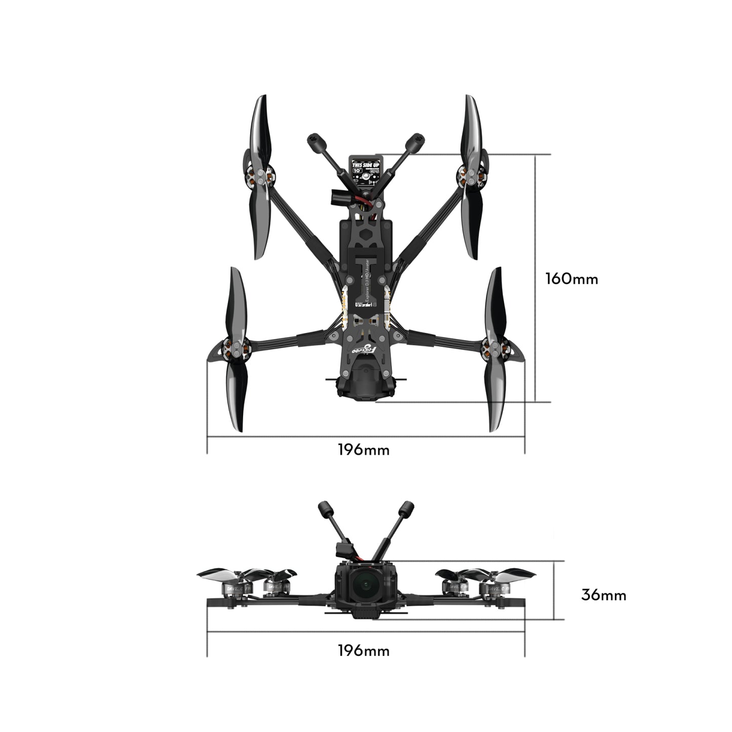 Flywoo Explorer LR HD DJI O4 PRO ELRS
