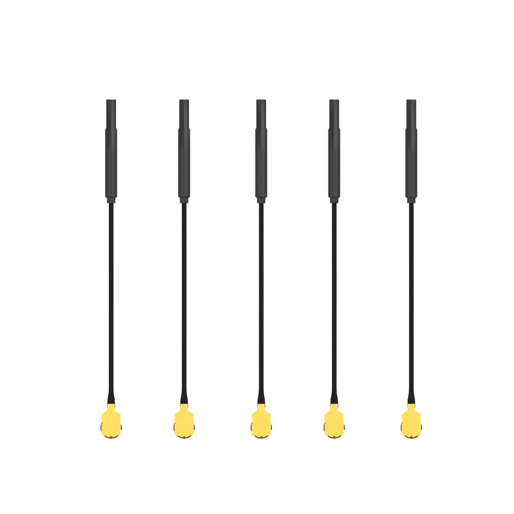 Flywoo 5.8GHz 3dBi light brass UFL antenna 5 pack for FPV VTX