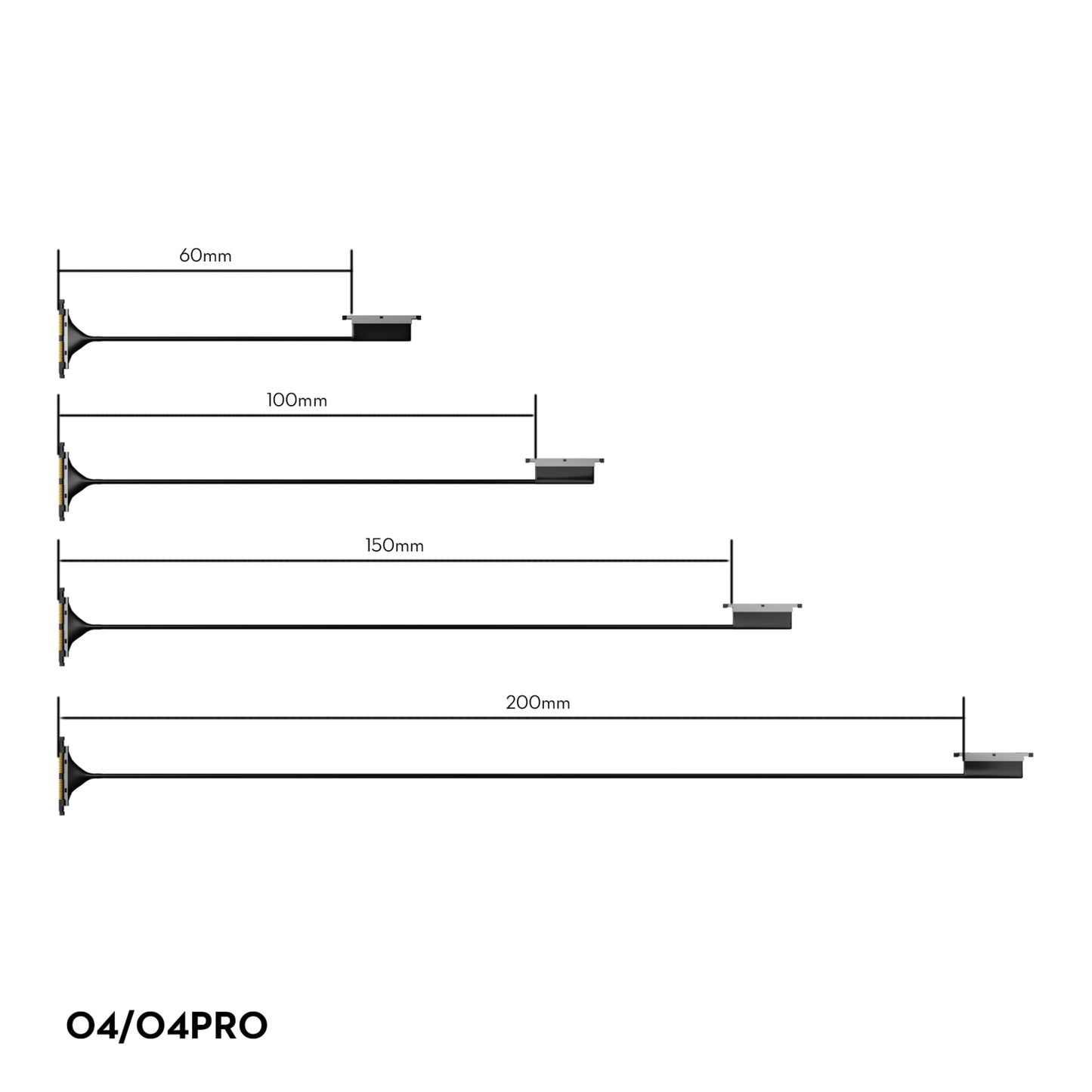 Flywoo DJI O4 O4 Pro coaxial cable replacement for FPV camera to air unit