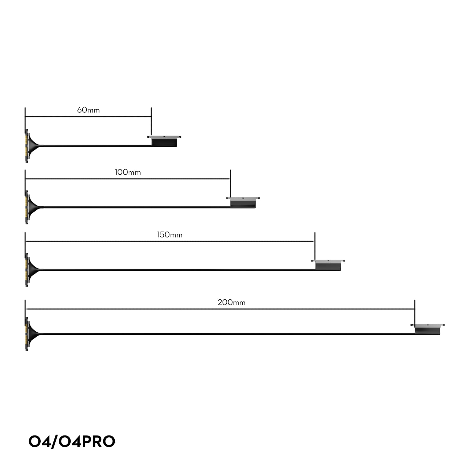 Flywoo DJI O4 O4 Pro coaxial cable replacement for FPV camera to air unit