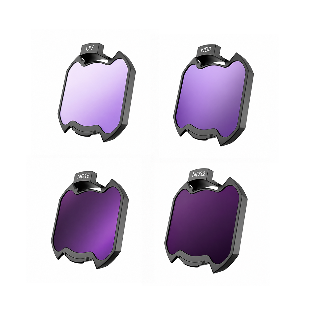 Flywoo DJI O4 Wide UV ND Filter Set V2 with UV ND8 ND16 and ND32 filters