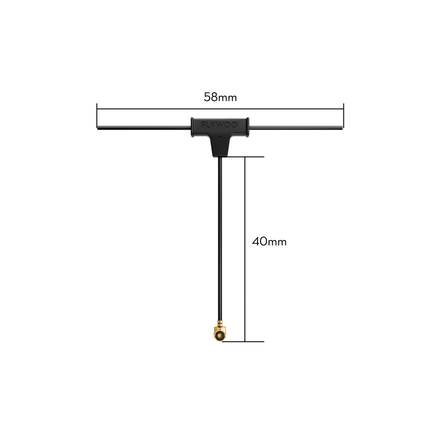 Flywoo ELRS 2.4GHz MiniMortal PCB T Antenna (U.FL) – Choose Size