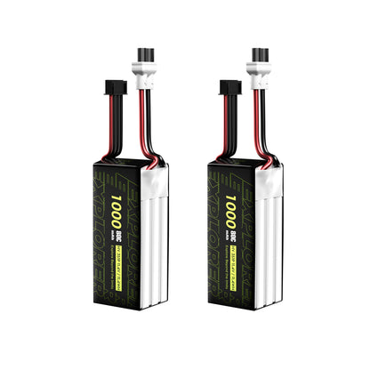 Flywoo Explorer 3S 1000mAh 80C LiHV XT30UP battery 2 pack for long range FPV drones