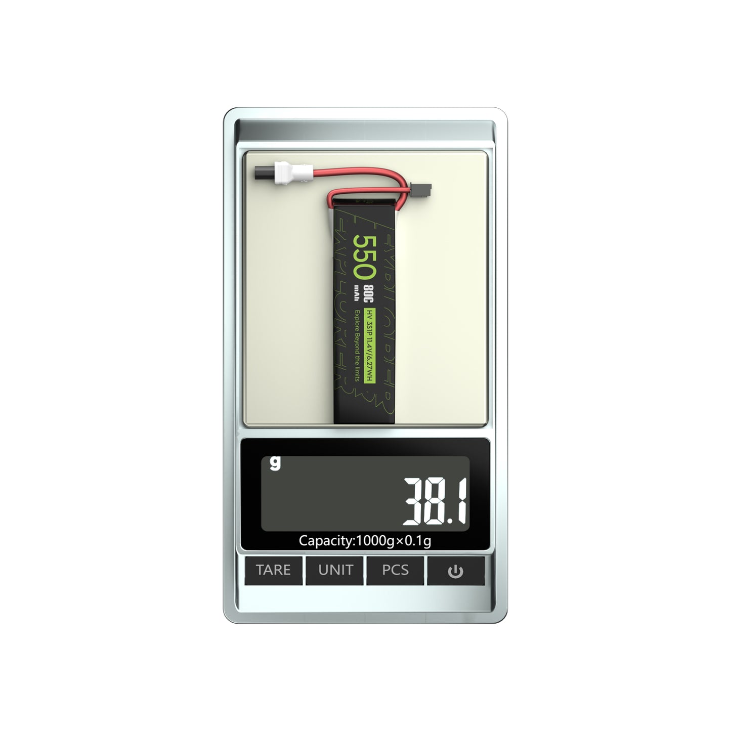 Flywoo Explorer 3S 550mAh 80C LiHV Battery XT30UP (2PCS)