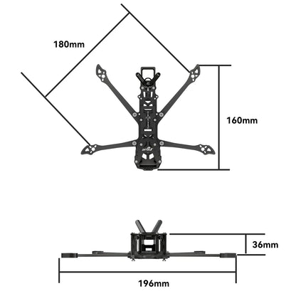 Flywoo Explorer LR 4 V2 Frame Kit Parts – Choose Option