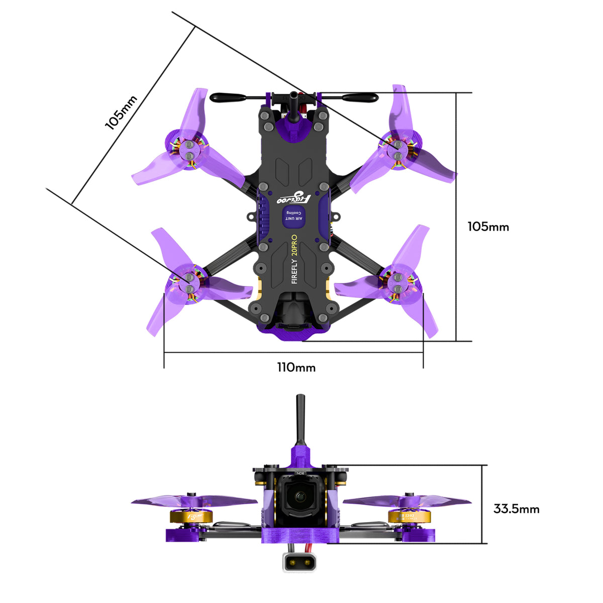 Flywoo Firefly 20PRO 4S / 25MINI 3S DJI O4 Wide Micro FPV Drone – Choose Option