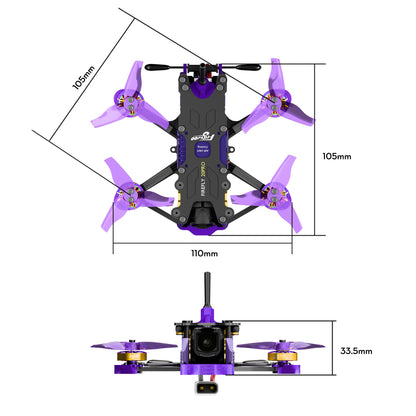 Flywoo Firefly 20PRO 4S / 25MINI 3S DJI O4 Wide Micro FPV Drone – Choose Option