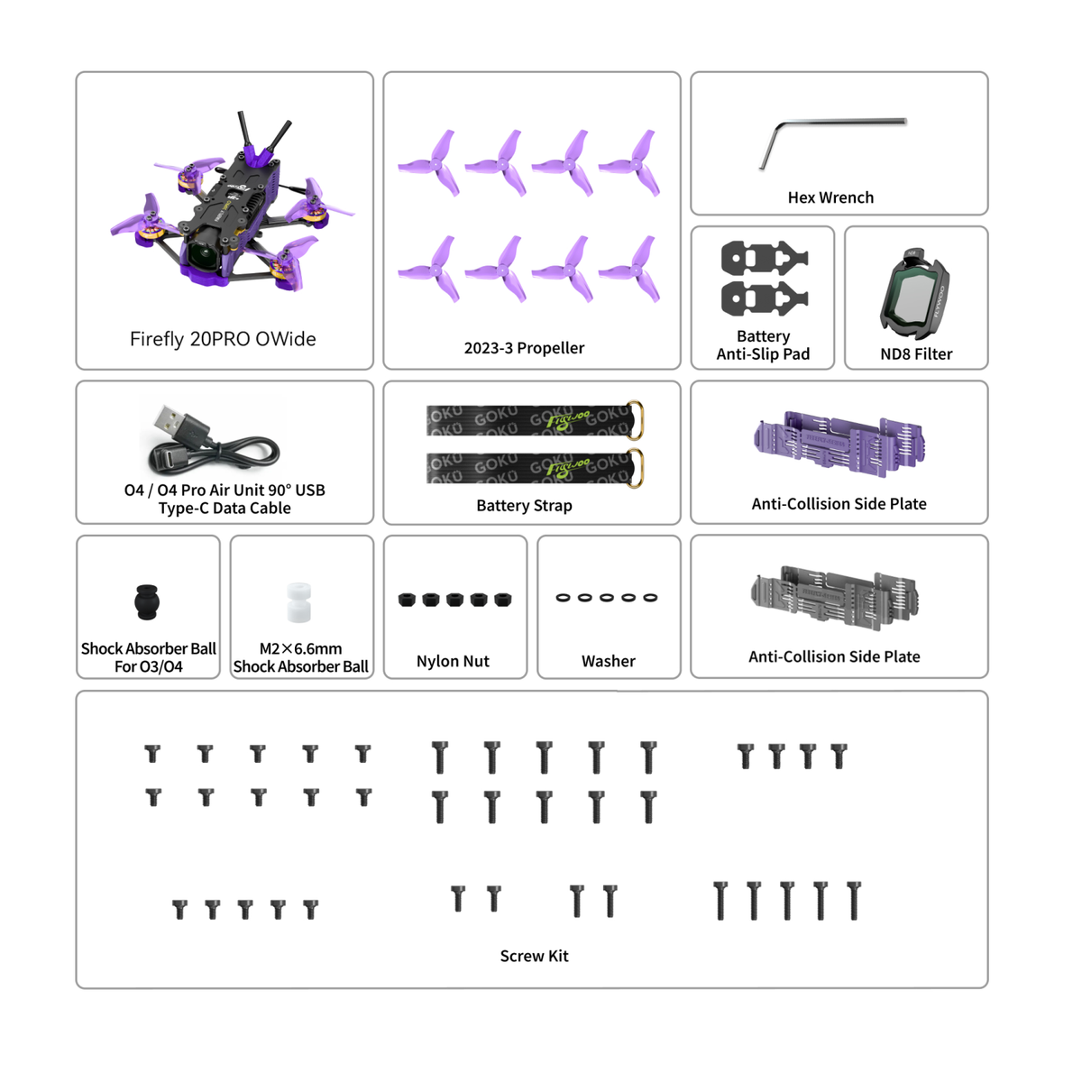 Flywoo Firefly 20PRO 4S / 25MINI 3S DJI O4 Wide Micro FPV Drone – Choose Option