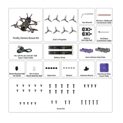 Flywoo Firefly 20PRO 4S / 25MINI 3S DJI O4 Wide Micro FPV Drone – Choose Option