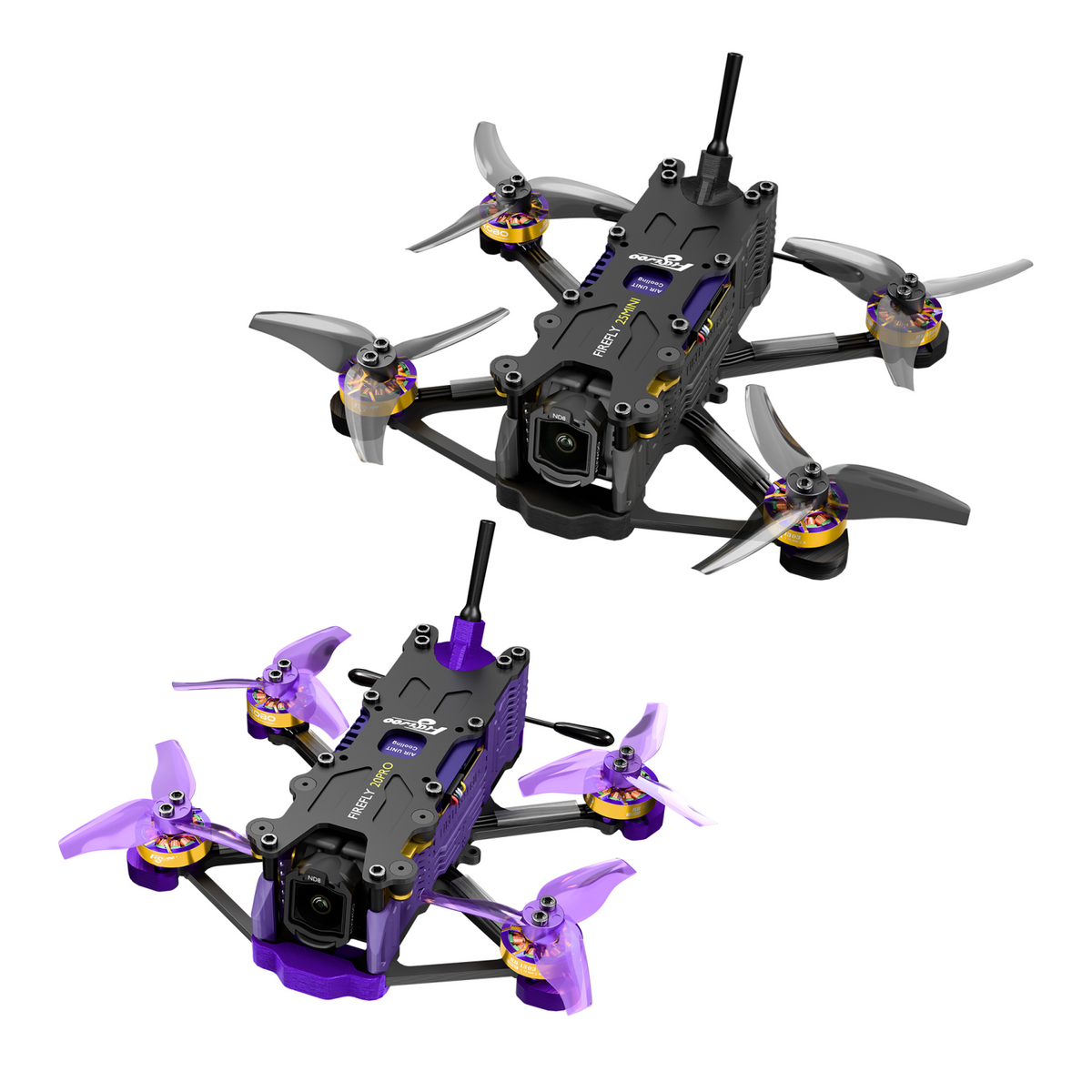 Flywoo Firefly 20PRO 4S and Firefly 25MINI 3S DJI O4 Wide micro FPV drones