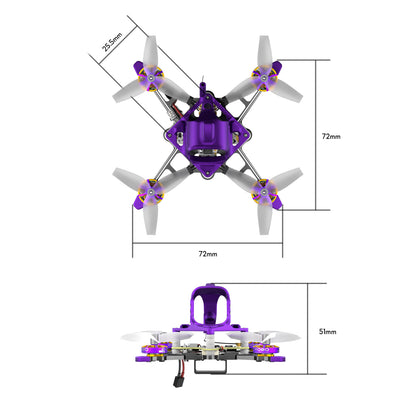 Flywoo Firefly16 / Firefly18 1S Nano Baby V3 DJI O4 Wide Tiny Drone – Choose Option