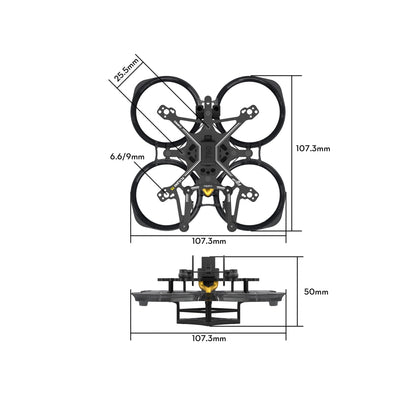 Flywoo FlyLens 75 Frame Kit – O4 & O4 Pro Options