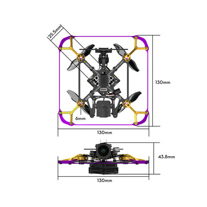 Flywoo Flytimes 85 2S Drone Kit for O4 Pro – ELRS 2.4GHz (Without O4 Pro)