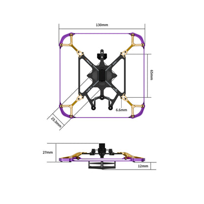 Flywoo FlyTimes 85 Frame Kit – 14mm Camera Mount