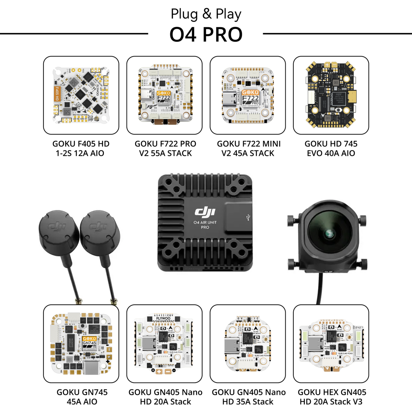 Flywoo GOKU GN745 45A AIO Flight Controller (ICM42688P) V3 – AM32