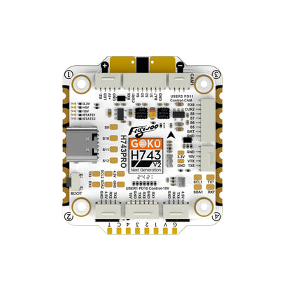 Flywoo GOKU H743 Pro 55A 32Bit 128K 30x30 Stack – Plug & Play for O4 / O4 Pro