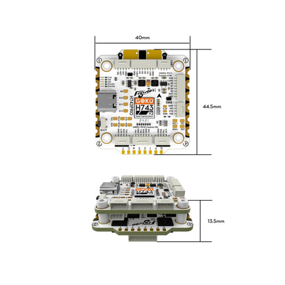 Flywoo GOKU H743 Pro 55A 32Bit 128K 30x30 Stack – Plug & Play for O4 / O4 Pro