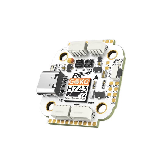 Flywoo GOKU H743 PRO Mini 20x20 flight controller with ICM42688 gyro for DJI O4 and O4 Pro FPV builds