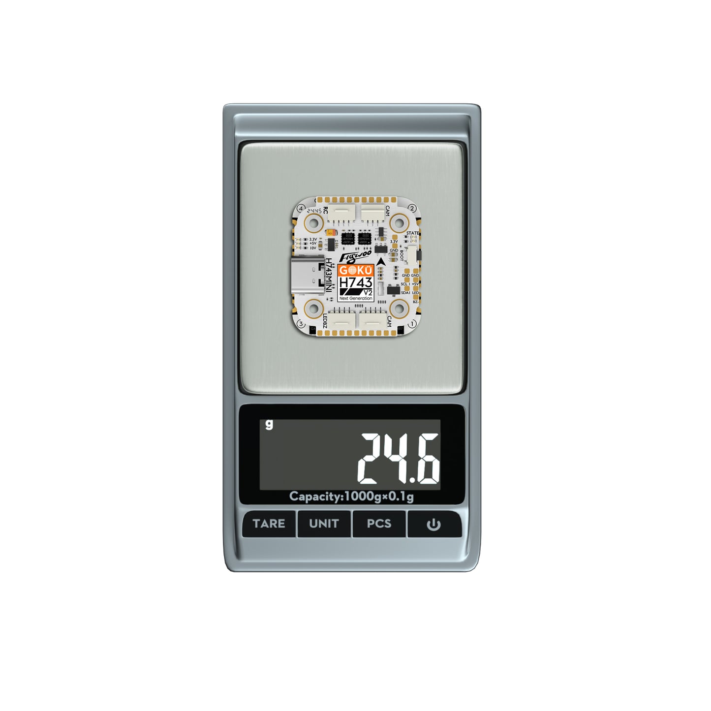 Flywoo GOKU H743 Pro Mini 45A 32Bit 128K 20x20 Stack – Plug & Play for O4 / O4 Pro