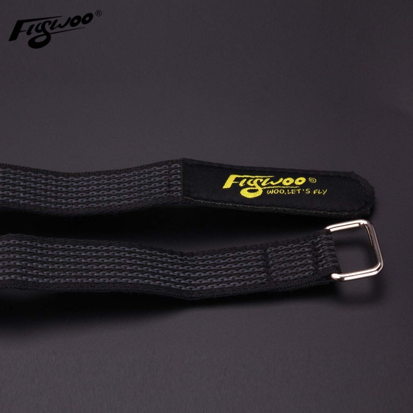 Flywoo Kevlar Battery Strap – 20x250mm (2 pcs) with Rubber Grip & Metal Buckle