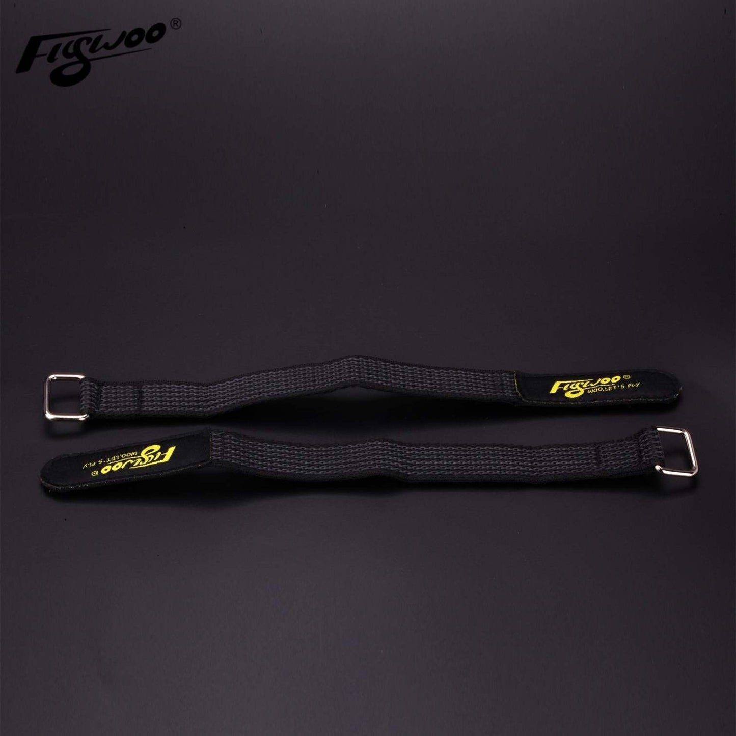 Flywoo Kevlar Battery Strap – 20x250mm (2 pcs) with Rubber Grip & Metal Buckle