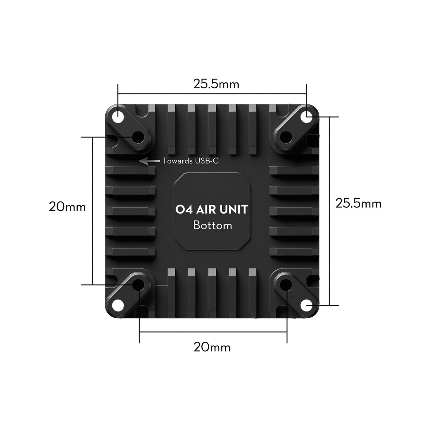 Flywoo O4 Air Unit Cooling CNC Kit – 18mm