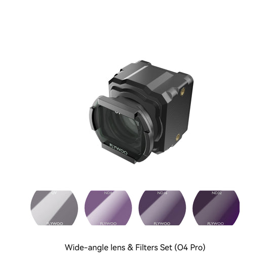 Flywoo O4 Wide-angle Lens and Filters Set for DJI O4 Pro Camera