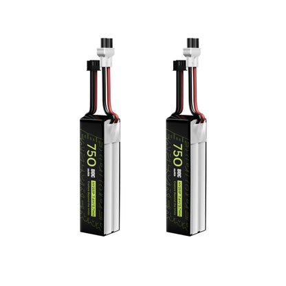 Flywoo Explorer 750mAh LiHV 2S 80C Battery 2pcs（Flywoo XT30UP）