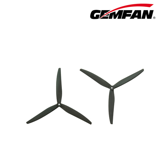 Gemfan 1270-3 3-Blade Cinelifter Propellers – Black