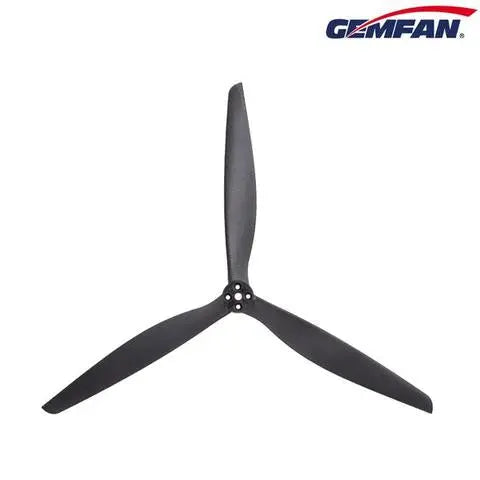 Gemfan 1308 Carbon Nylon 3-Blade Propeller – Black (13x8, 1 Pair)