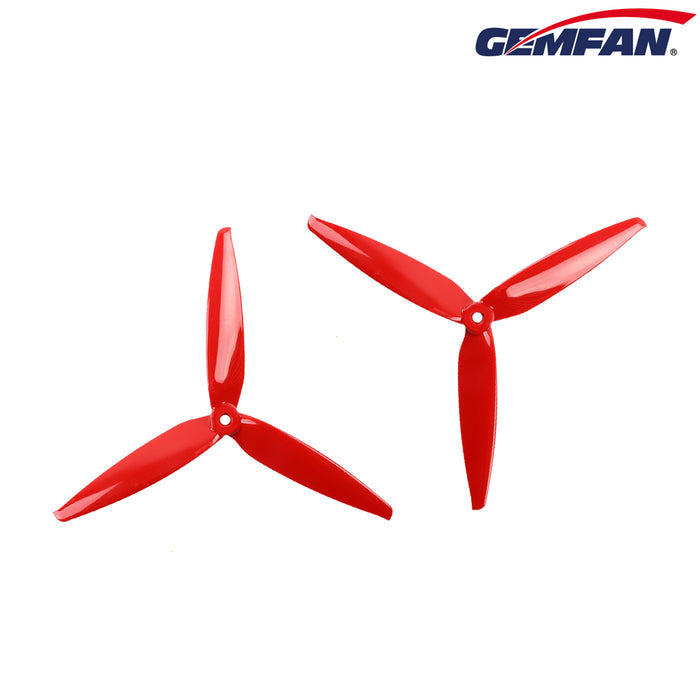 Gemfan 7040 Flash 3-Blade Props – Choose Color (2 Pairs)