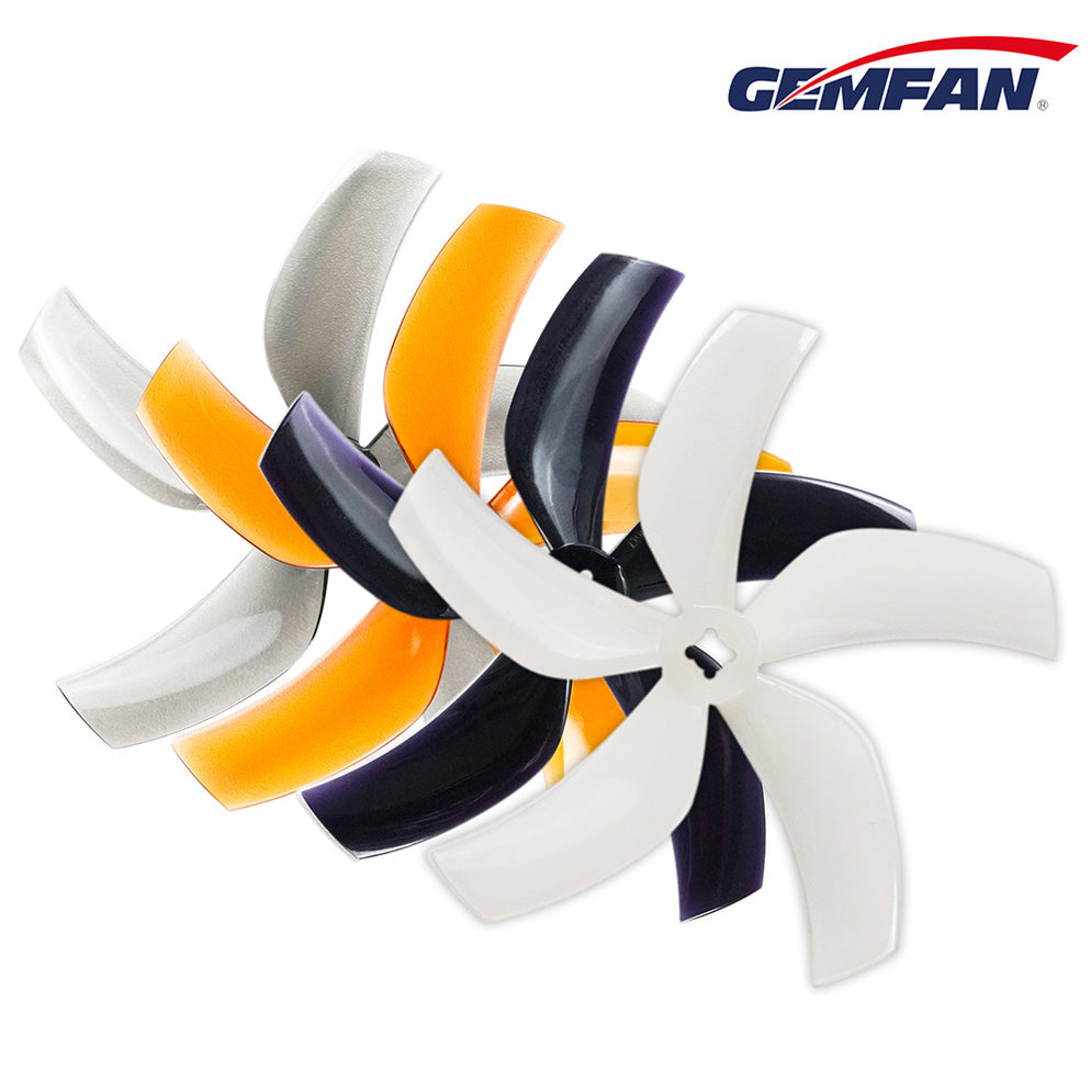 Gemfan D90 Ducted 5-Blade Propellers – Choose Shaft (Whisky, 2 Pairs)